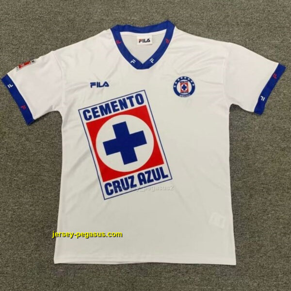 1996 Cruz Azul Away White Retro Kit Vintage Shirt Soccer Jerseys