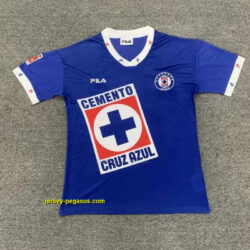 1996 Cruz Azul Home Blue Retro Kit Vintage Shirt Soccer Jerseys