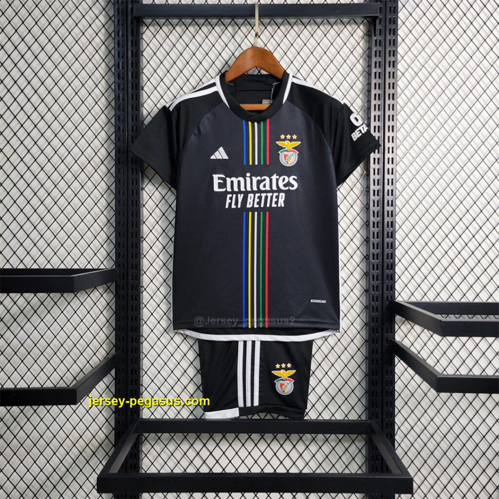 Benfica Away Kids Kit Children Suits Football Jerseys