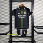 Benfica Away Kids Kit Children Suits Football Jerseys