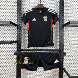 Benfica Black Pre-Match Kid Kits Youth Apparels Joy