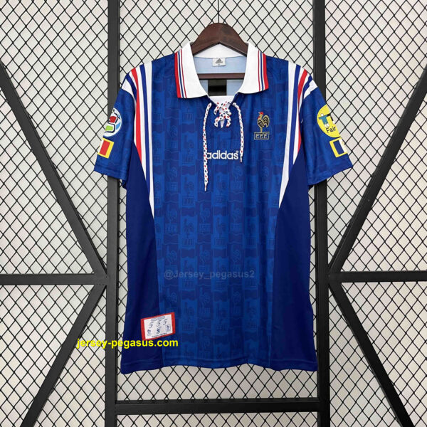 1996 France Home Retro Kit Football Uniform 1996 France Home Retro Kit Football Uniform