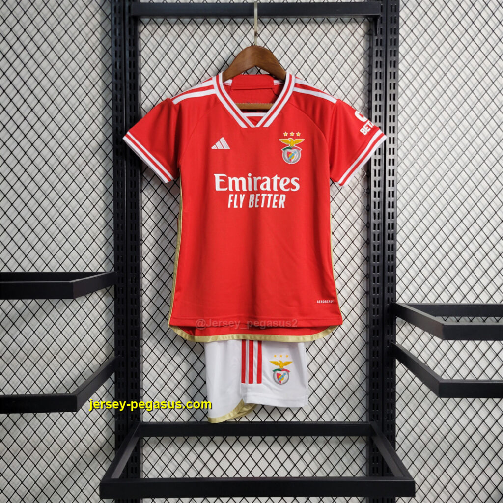Benfica Home Kids Kits Football Jerseys