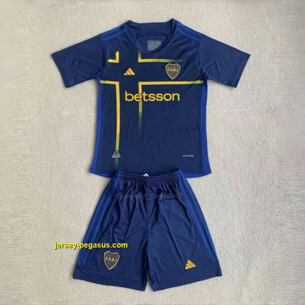 Boca Third Kid Kits Youth Apparels Football