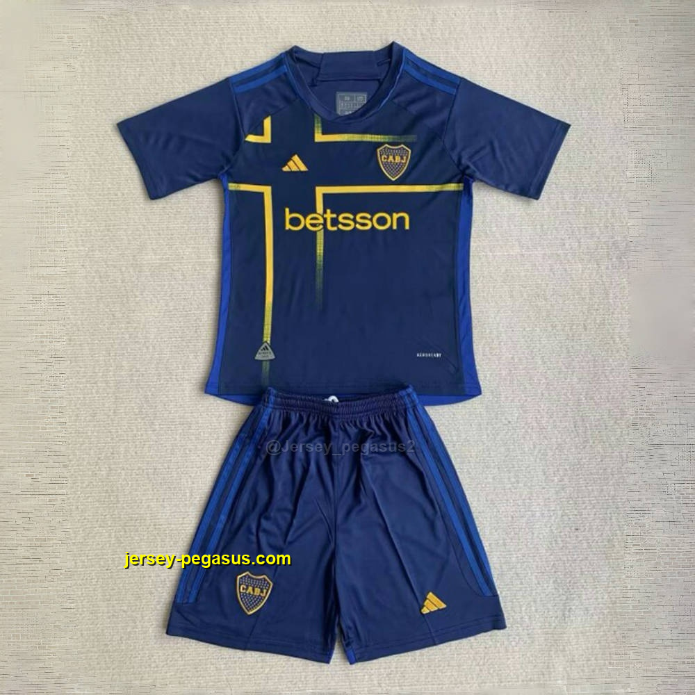 Boca Third Kid Kits Youth Apparels Football