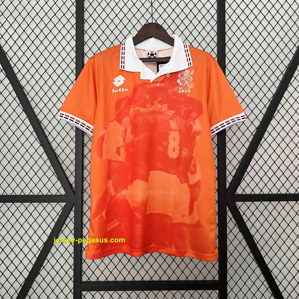 1996 Netherlands Home Retro Kit Football Apparel
