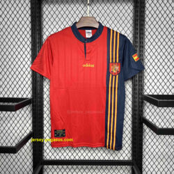 1996 Spain Home Retro Kit Vintage Shirt Sport