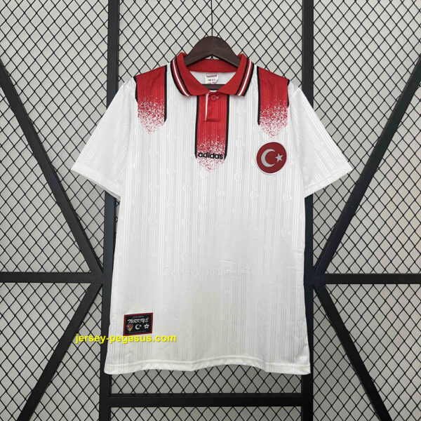 1996 Turkey Away Retro Kit Soccer Uniform 1996 Turkey Away Retro Kit Soccer Uniform