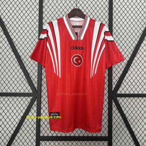 1996 Turkey Home Retro Kit Soccer Uniform