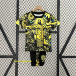 Brazil Jesus Yellow Special Kid Kits Youth Apparels