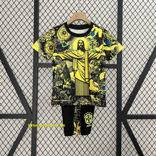 Brazil Jesus Yellow Special Kid Kits Youth Apparels Brazil Jesus Yellow Special Kid Kits Youth Apparels