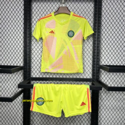 Celtic First Yellow Goalkeeper Kid Kits Youth Apparels Football