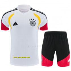 Germany White Short Sleeve+Soccer Shorts