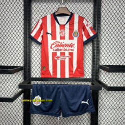Chivas Guadalajara Home Kid Kits Youth Apparels