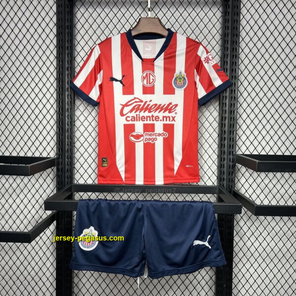 Chivas Guadalajara Home Kid Kits Youth Apparels