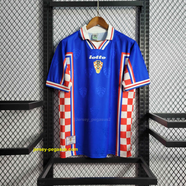 1998 Croatia Away Retro Kit Jersey