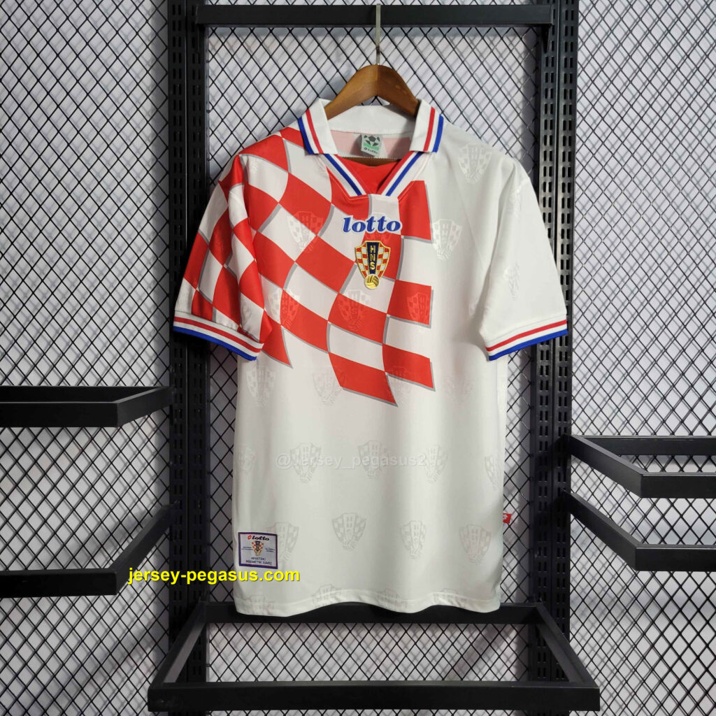 1998 Croatia Home Retro Kit Jersey