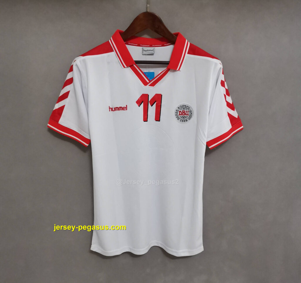 1998 Denmark away white