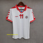 1998 Denmark away white