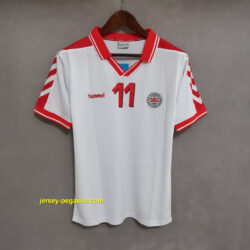 1998 Denmark away white