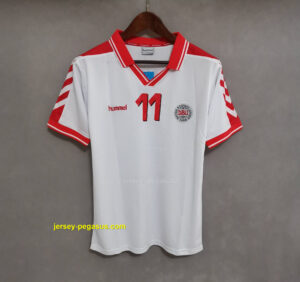 1998 Denmark away white