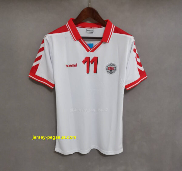 1998 Denmark away white
