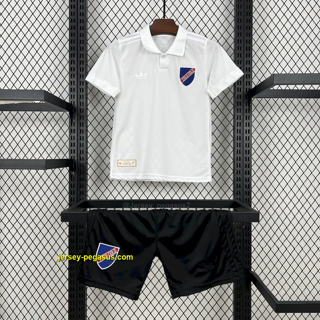 Colo Colo 100th Anniversary White Kid Kits Youth Apparels