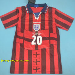 1998 England away red