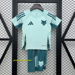 Cruzeiro Green Training Kid Kits Youth Apparels