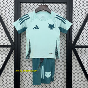 Cruzeiro Green Training Kid Kits Youth Apparels