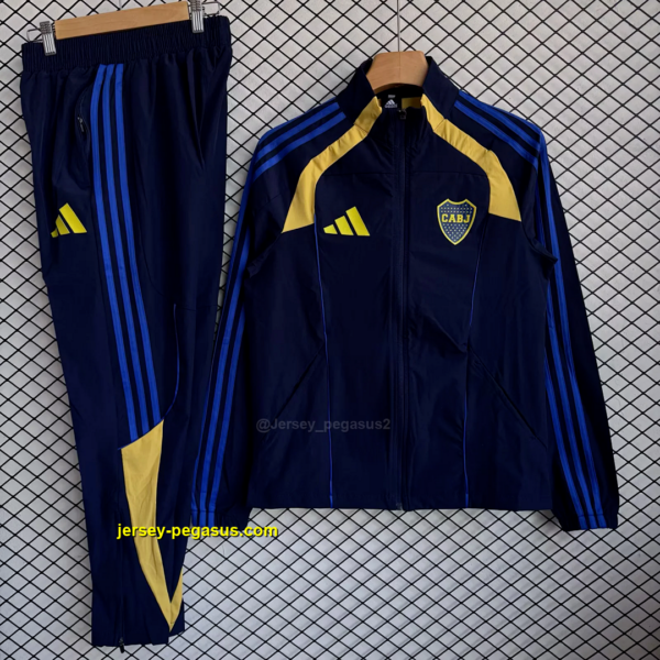 Boca junior 2025-26 Blue Windbreaker Suit Boca junior 2025-26 Blue Windbreaker Suit