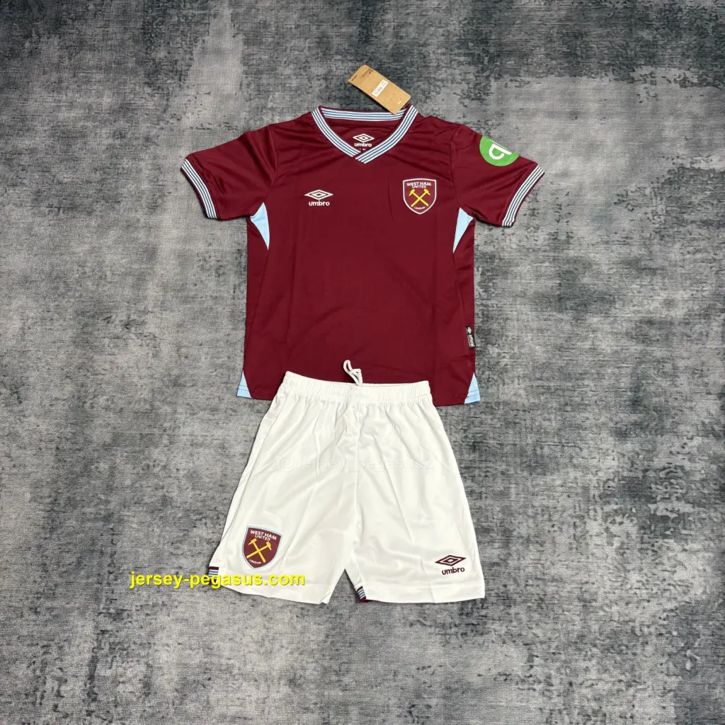 Kids 2025-26 West Ham United Home Kit