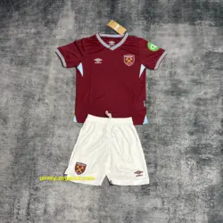Kids 2025-26 West Ham United Home Kit