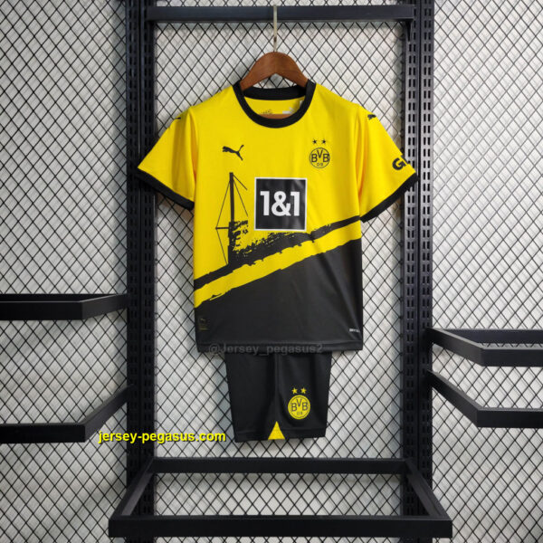 Dortmund home kids kit Best Soccer Jersey