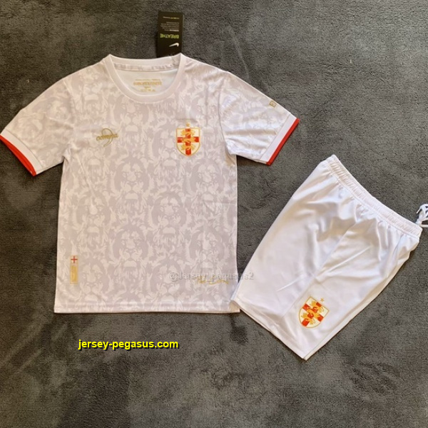 England White Comma Special Edition Kid Kits Youth Apparels Soccer