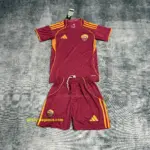 Kids' 2025-26 AS Roma Home Kit,