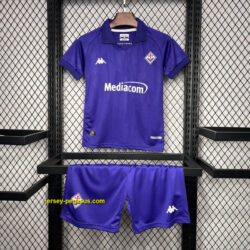 Fiorentina Home Kid Kits Youth Apparels Football