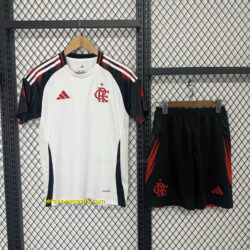 Flamengo Away Adults and Kid Kits Soccer Uniforms