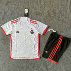 Flamengo Away Kid Kits Youth Apparels