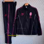 AC Milan BlackPink Full Zipper Windbreaker + Long Pants