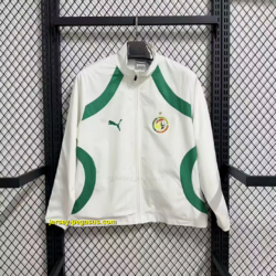 Senegal 2026 White Windbreaker