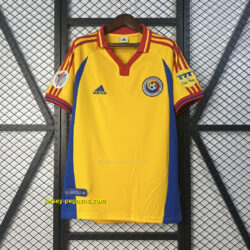 2000 Romania Home Retro Kit Vintage Shirt Soccer