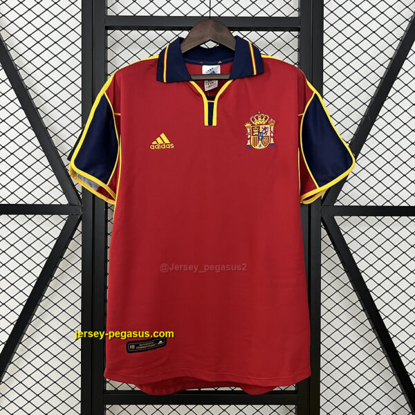 2000 Spain Home Retro Kit Vintage Shirt 2000 Spain Home Retro Kit Vintage Shirt