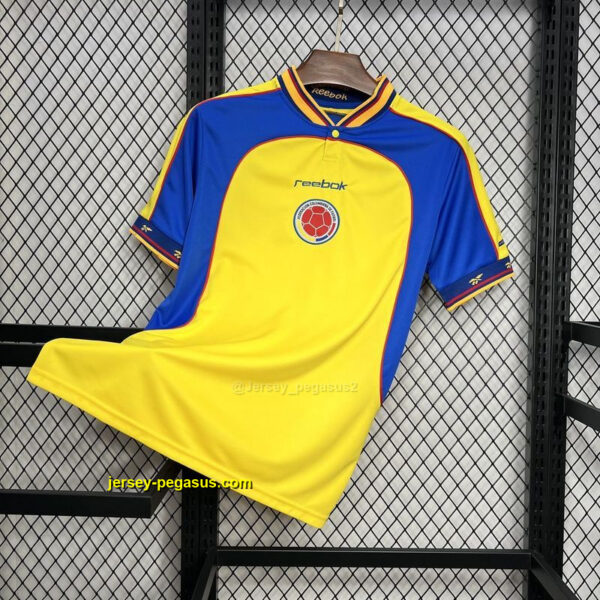 2001 Colombia Home Retro Kit Vintage Shirt Soccer