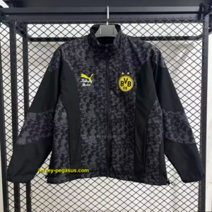 Dortmund Black Windbreaker