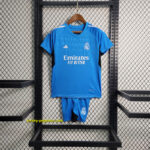 KIDS Real Madrid Blue Goalkeeper Soccer Jersey