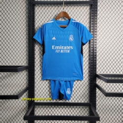 KIDS Real Madrid Blue Goalkeeper Soccer Jersey