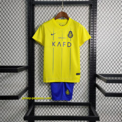 Kids Al Nassr Home Soccer Jerseys
