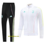 Juventus White Full zipper Jacket Tracksuit+ long pants