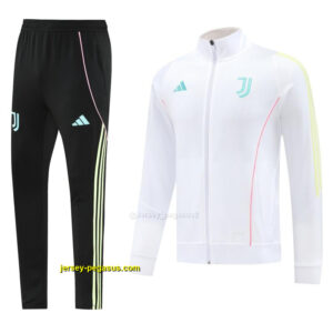 Juventus White Full zipper Jacket Tracksuit+ long pants